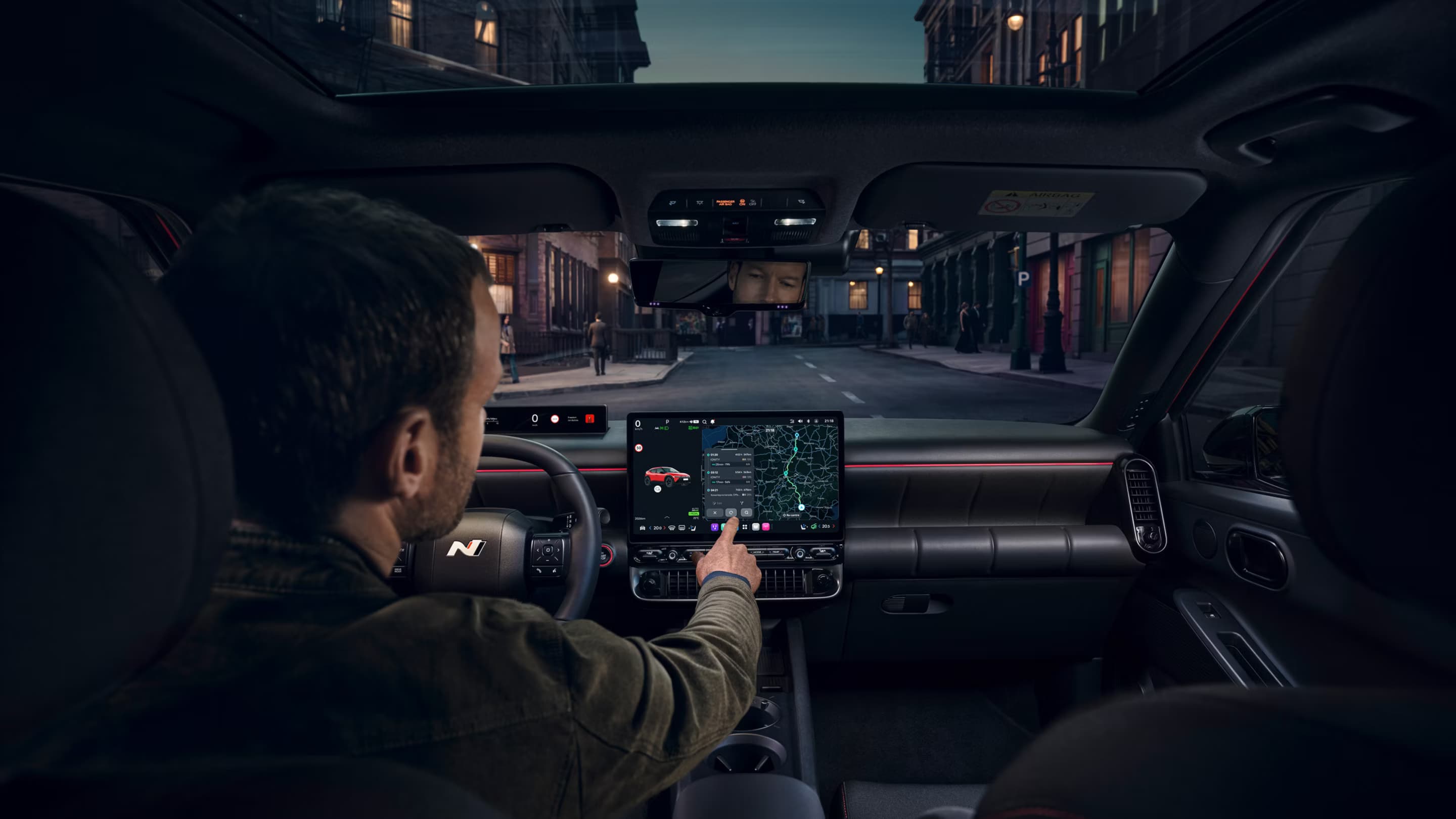 Hyundai Ioniq 3 u Hyundai Hradec navigace